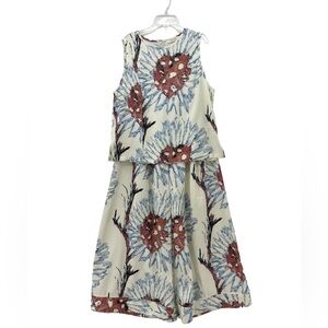 Mulla Chic Floral Sleeveless Women's Pantsuit NWT